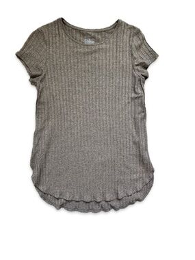 Apt. 9 Ribbed Short-Sleeve Tunic